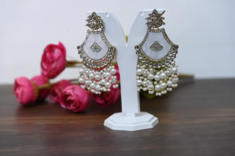Chandra Tara Pearl Earrings - Image 4