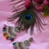 Indradhanush multicolored kundan Earrings
