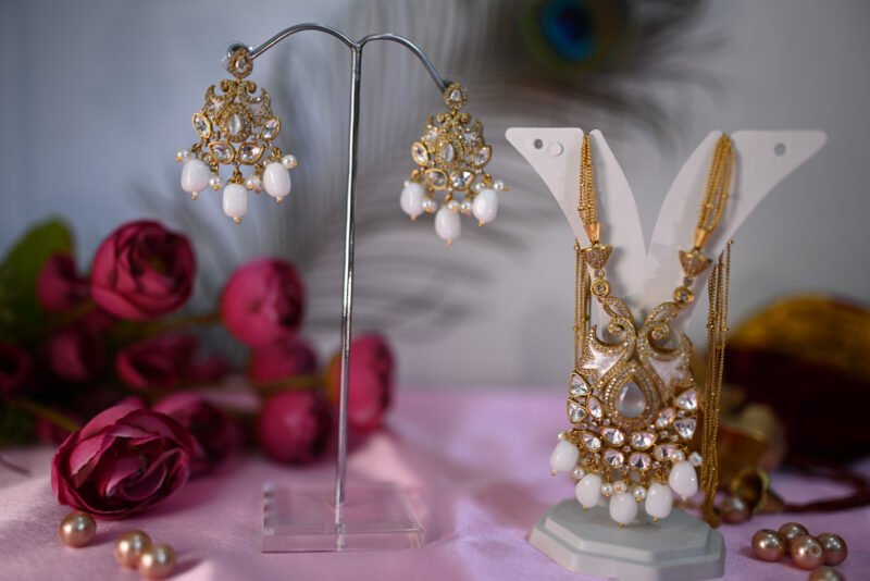 Swarna Kundan Pendent set - Image 2