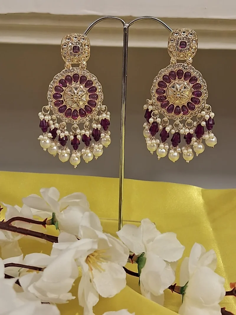 Rajkumari Pearl Earrings - Image 2