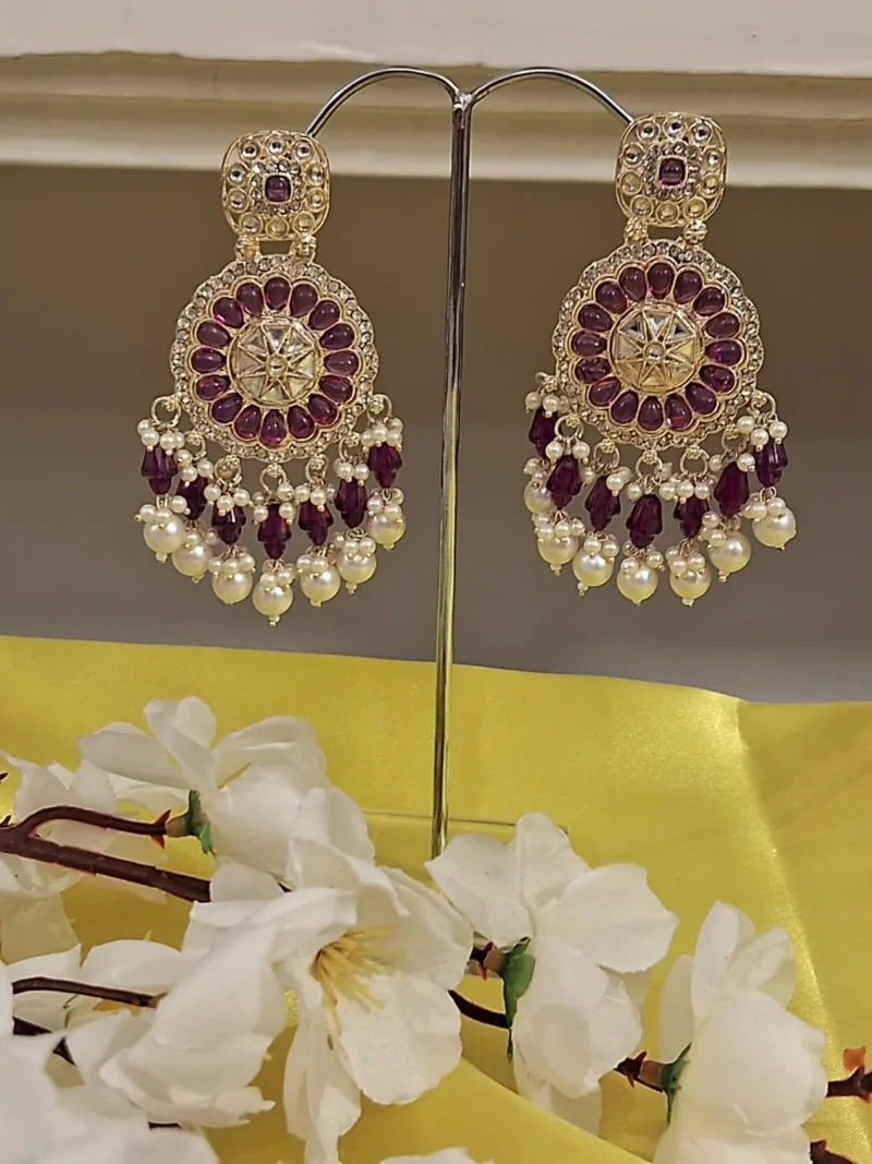 Rajkumari Pearl Earrings - Image 3