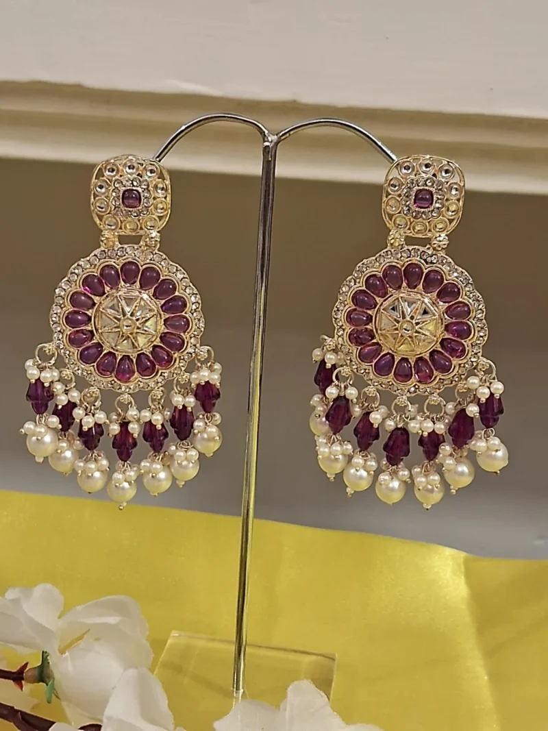 Rajkumari Pearl Earrings - Image 4
