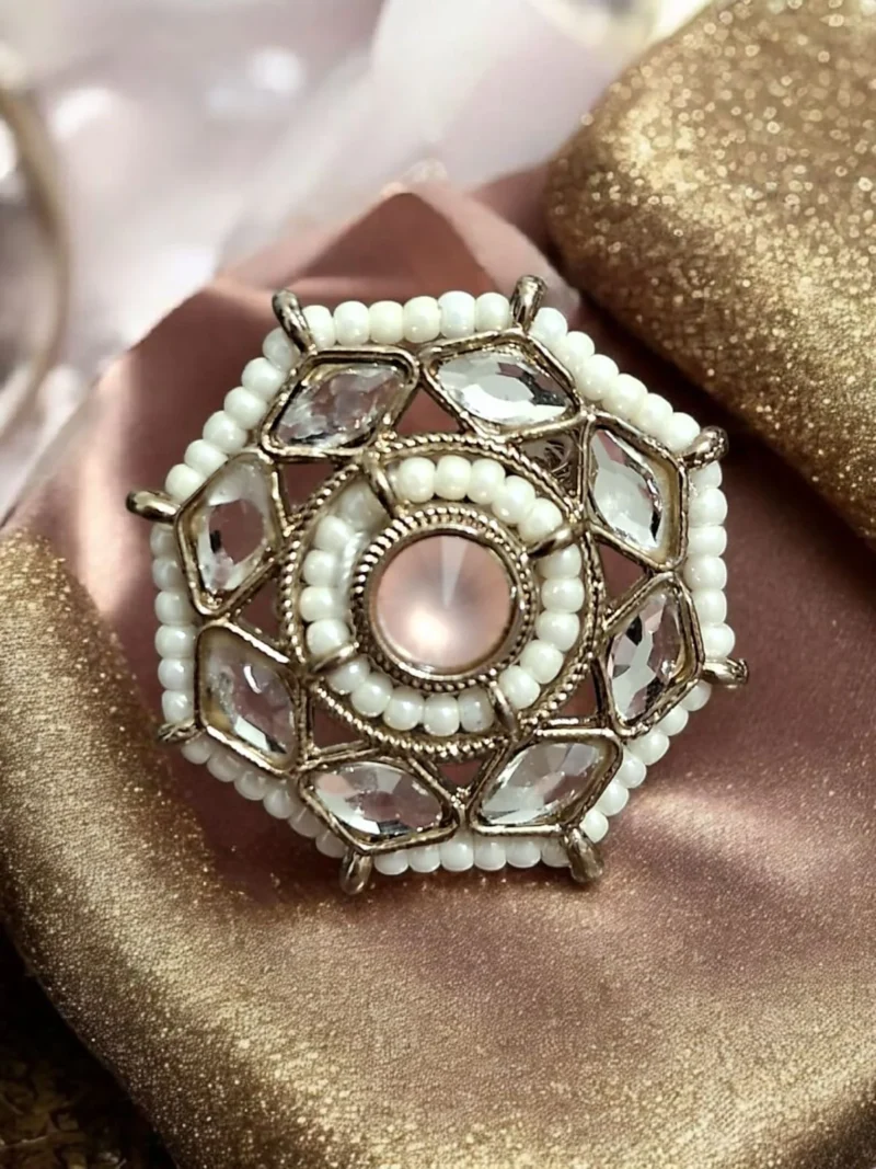 Royal Kundan Ring - Image 3